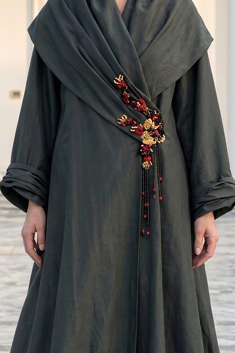 Abaya  luxury soft Taffita 01092