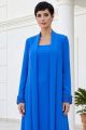 Abaya luxury crepe blue color 010183