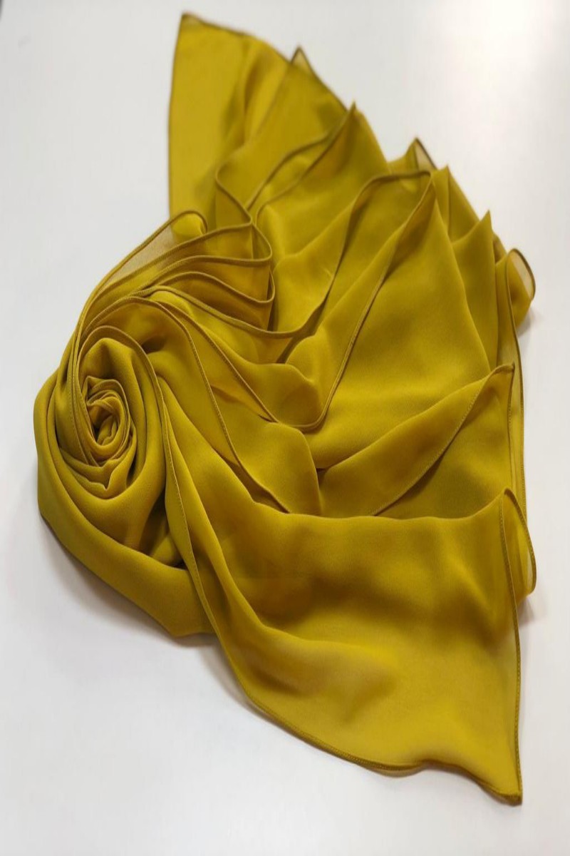 سكارف أصفر مطفي 031