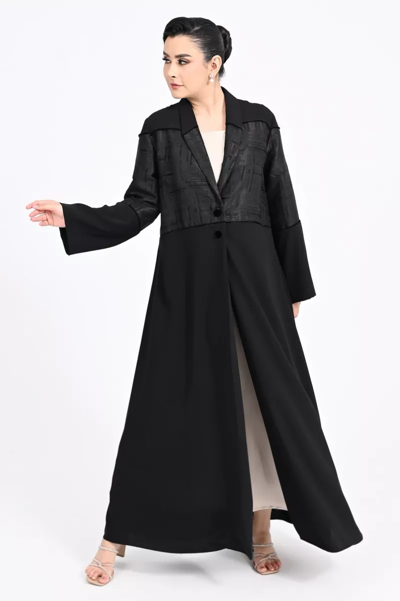 عباية كريب مع جاكار 0105 عباية كريب مع جاكار 0105