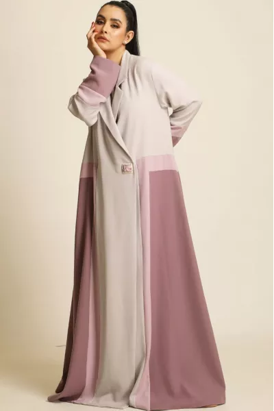 عباية كريب ناعم ملونة 068