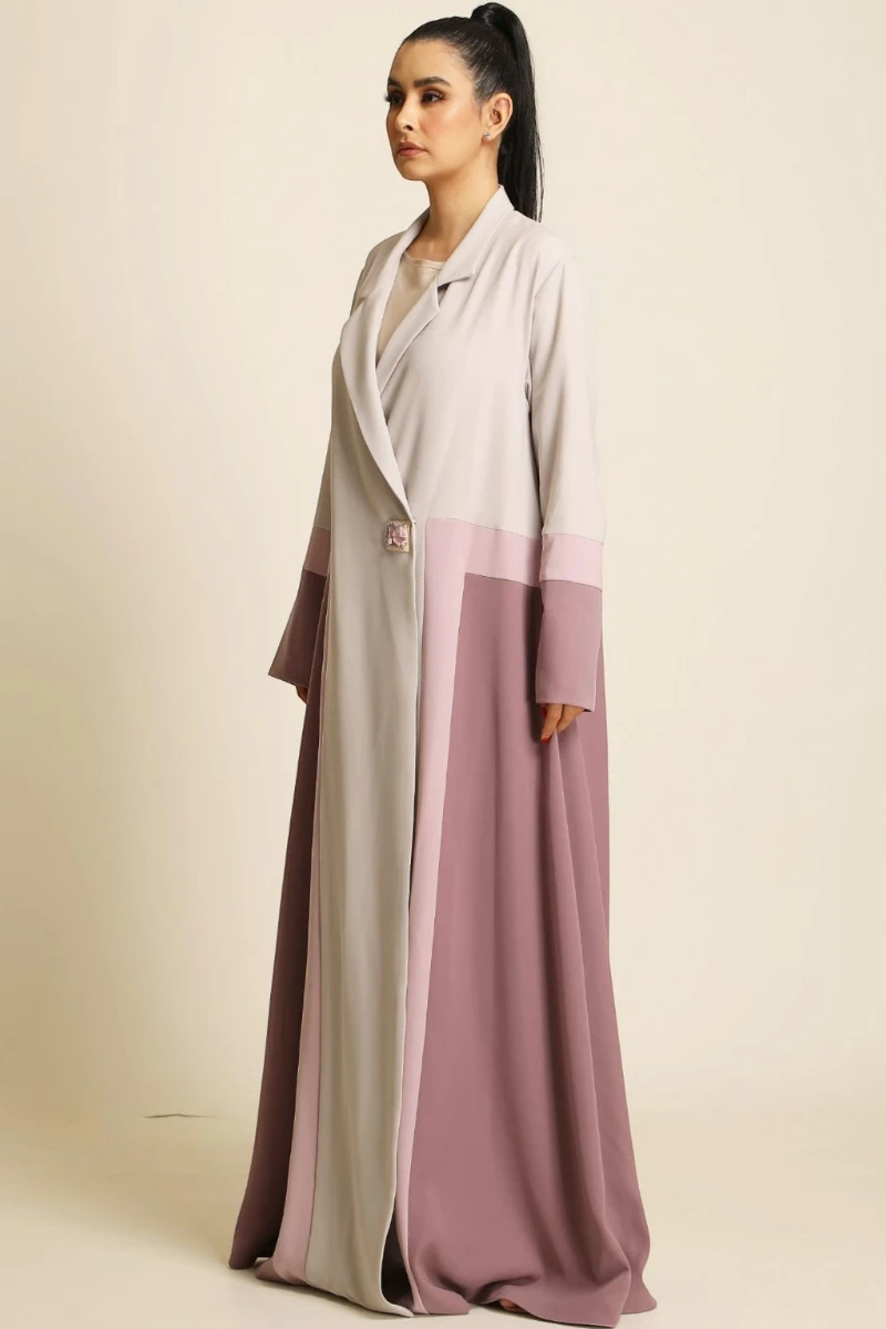 عباية كريب ناعم ملونة 068