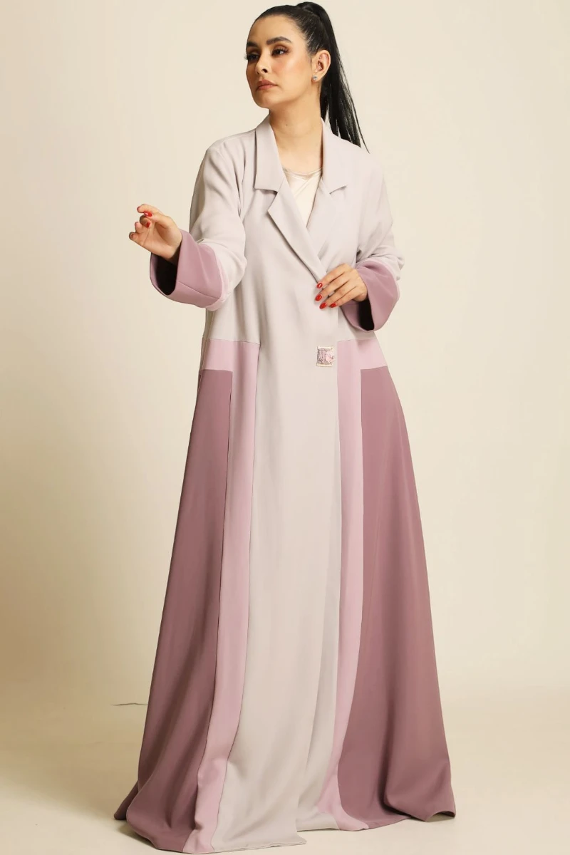 عباية كريب ناعم ملونة 068