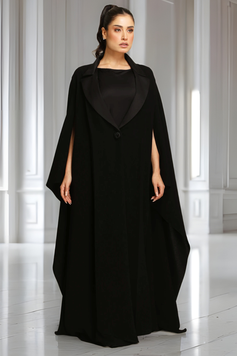 عباية كريب فاخر 034 عباية كريب فاخر 034