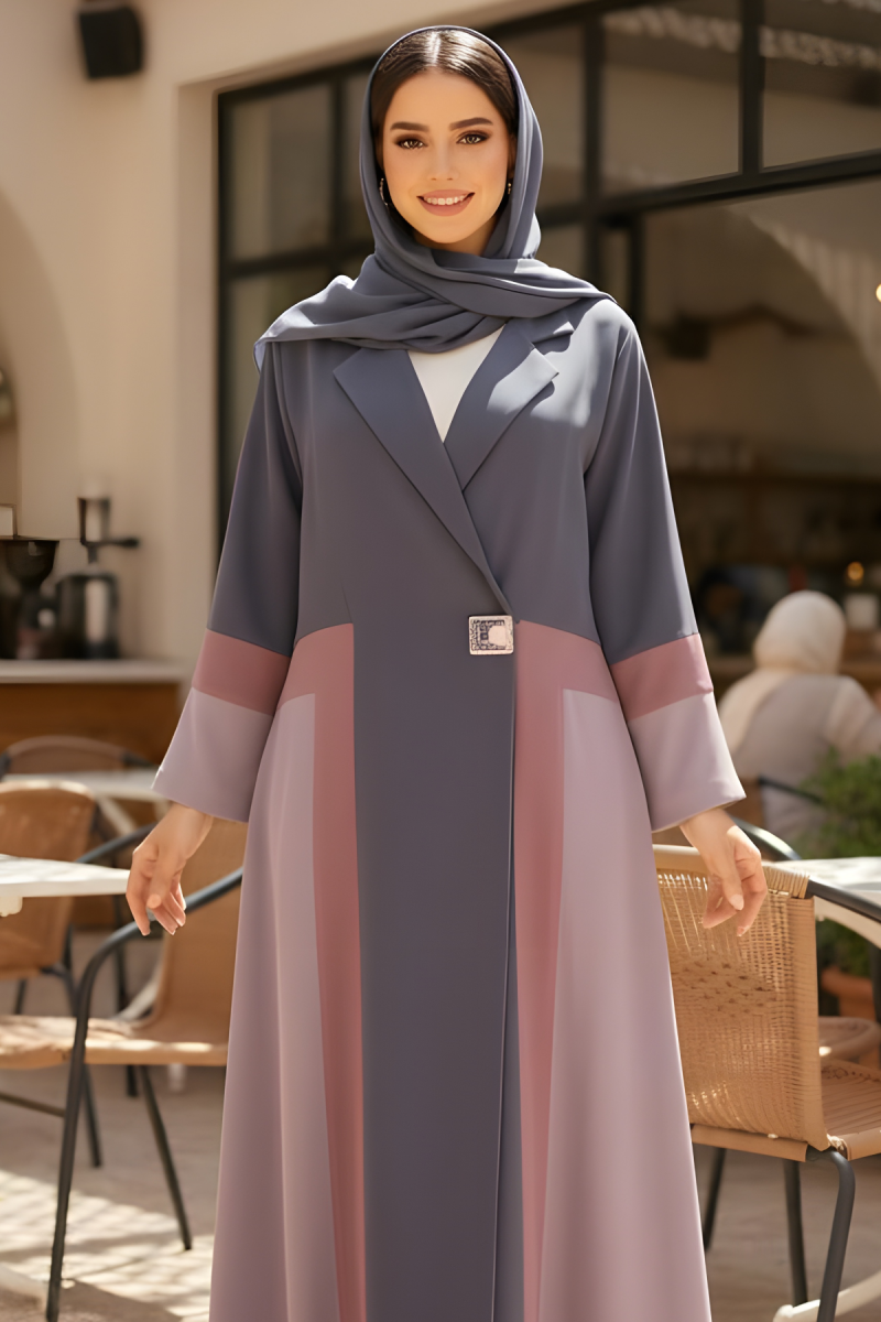 عباية كريب ناعم ملونة 067