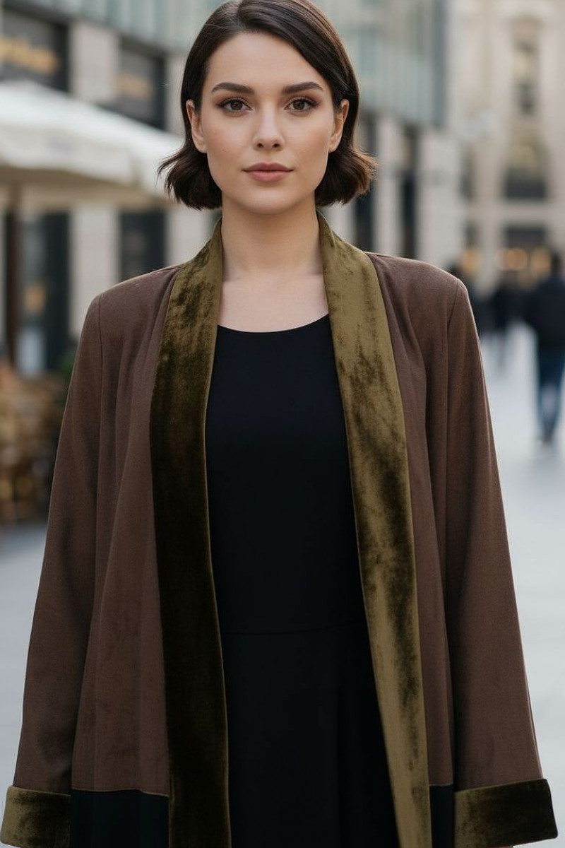 عباية كريب وجاكار 01037