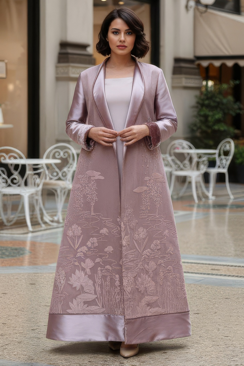 عباية 01048 فستان من قماش أورجانزا ميكونوس مطرز عباية 01048 فستان من قماش أورجانزا ميكونوس مطرز