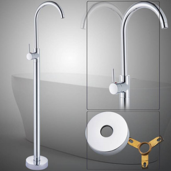 خلاط دش ستاند كروم مدور