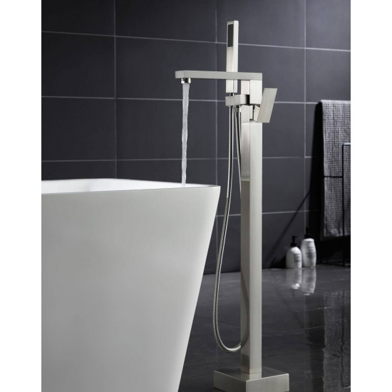 خلاط دش كروم مربع ارضي