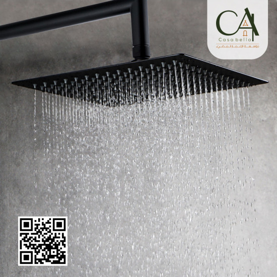 طاسه  دش مربع اسود 25x25