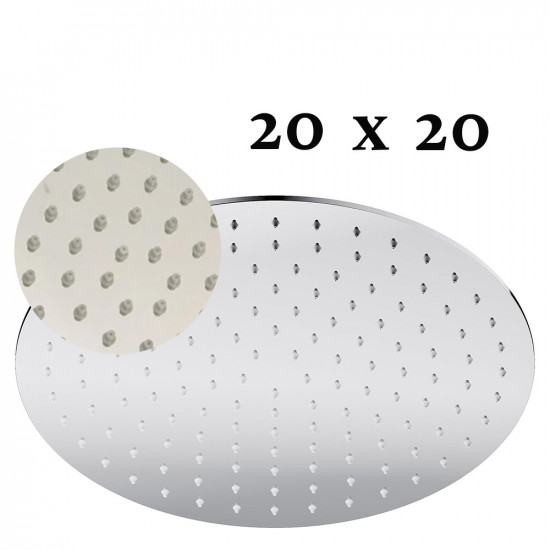 طاسه  دش كروم مدور20 cm