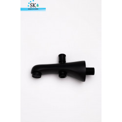 صباب دوش مربع خطين اسود مدور 