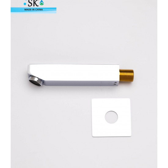 صباب دوش مربع خط واحد كروم 