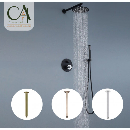 ماسورة اسود مربع سقف