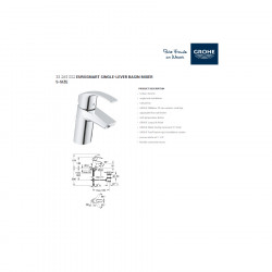    خلاط مغسلة جروهي يوروسمارت