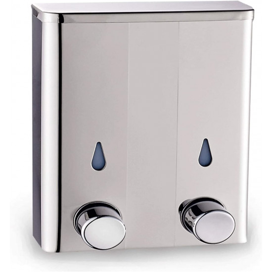 موزع صابون دبل كروم موزع صابون دبل كروم