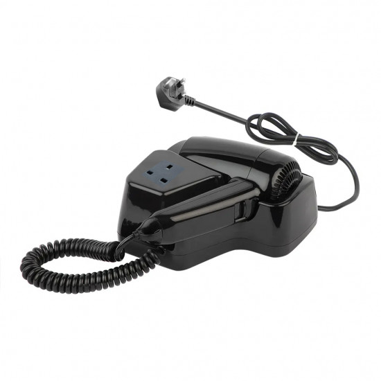 مجفف شعر كهربائي 1200w مع مخرج كهرباء مجفف شعر كهربائي 1200w مع مخرج كهرباء