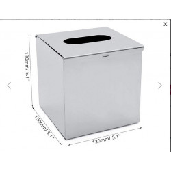 علبة مناديل كروم