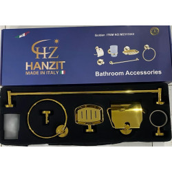 طقم اكسسوار ذهبي ايطالي HANZIT