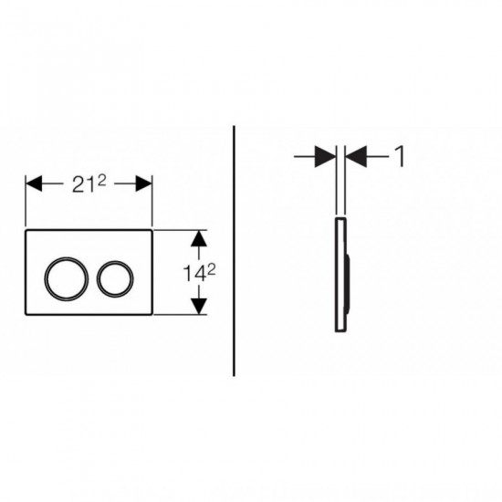 ضغطة سيفون جيبرت اوميجا كروم GEBERIT OMEGA 20 ضغطة سيفون جيبرت اوميجا كروم GEBERIT OMEGA 20