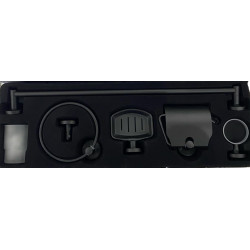 طقم اكسسوار أسود ايطالي HANZIT