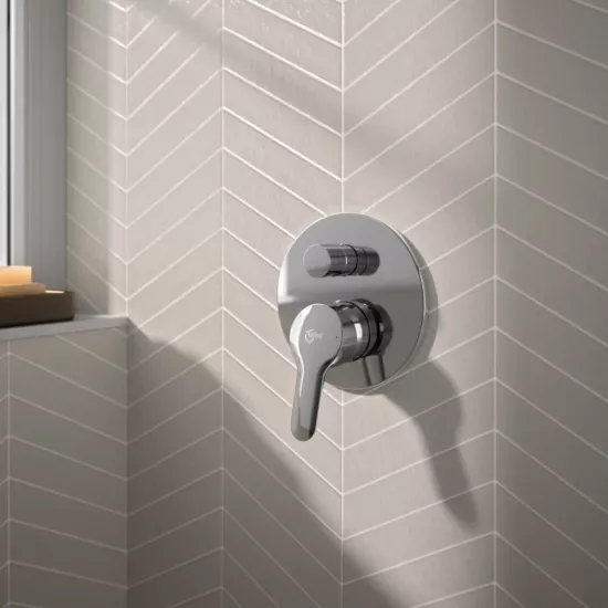 خلاط بانيو مخفي خطين مع الوجه كروم سيرافليكس ايديال ستاندرد