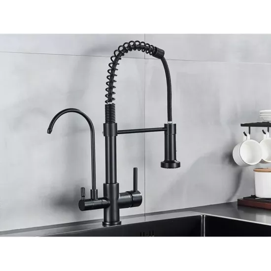 خلاط مطبخ سحب مع فلتر تحلية الماني كروم