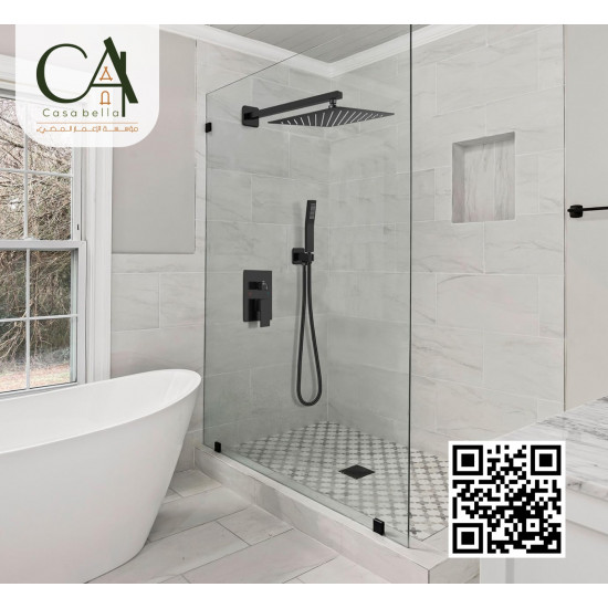 طاسه  دش مربع اسود 30x30