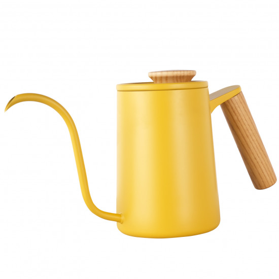 إبريق تقطير قهوة عنق الإوزة مقبض خشبي - MG058 إبريق تقطير قهوة عنق الإوزة مقبض خشبي - MG058