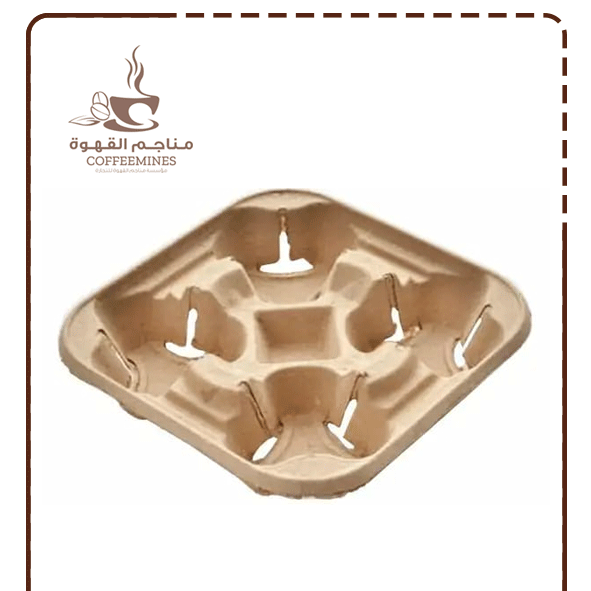 طبق أكواب 4 فتحة - /200 ك طبق أكواب 4 فتحة - /200 ك