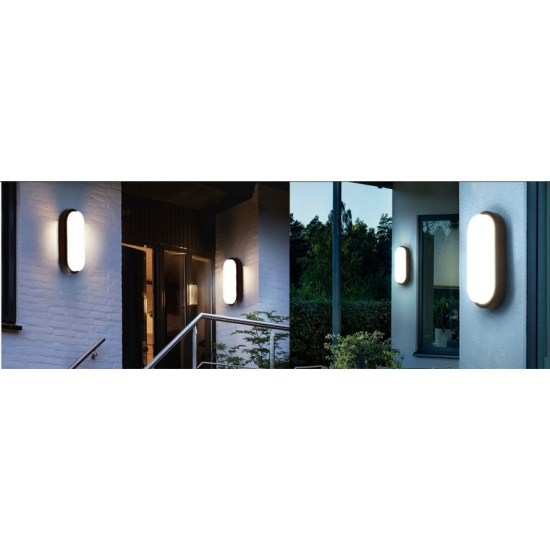 وحدة انارة جدارية 24 وات - جسم أسود وحدة انارة جدارية 24 وات - جسم أسود