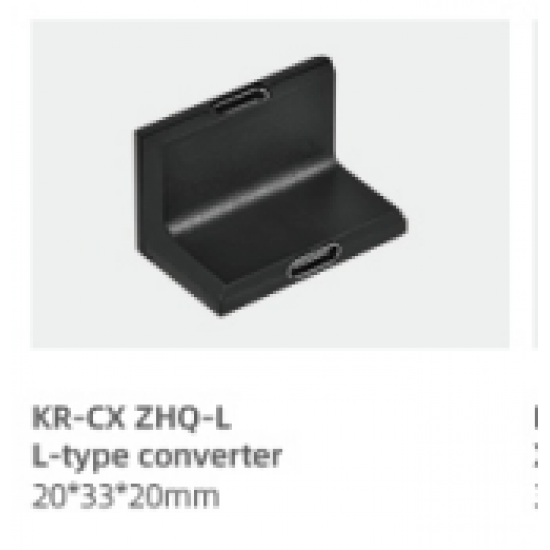 توصيلة زاوية خاصة لمسار الانارة المغناطيسية أسود توصيلة زاوية خاصة لمسار الانارة المغناطيسية أسود