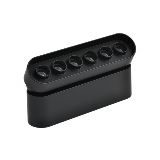 وحدة انارة مغناطيسية عدسات متحرك 13 سم 8 وات أسود وحدة انارة مغناطيسية عدسات متحرك 13 سم 8 وات أسود