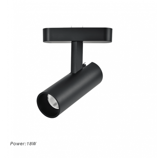 وحدة انارة مغناطيسية موجهة 18 وات أسود وحدة انارة مغناطيسية موجهة 18 وات أسود