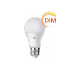 LED Lamp E27 Base 9 Watt Dimmable - 3000K