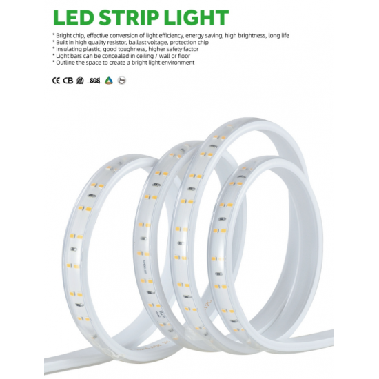 لفة شريط انارة 120 لمبة/المتر 12 وات/المتر 50 متر 220 فولت - Kray لفة شريط انارة 120 لمبة/المتر 12 وات/المتر 50 متر 220 فولت - Kray