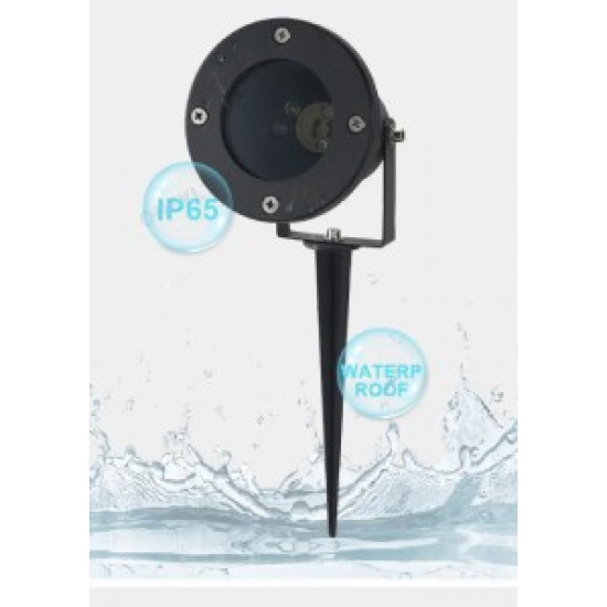 كشاف انارة خارجي غرس جسم أسود مع امكانية تركيب سبوت GU10 كشاف انارة خارجي غرس جسم أسود مع امكانية تركيب سبوت GU10