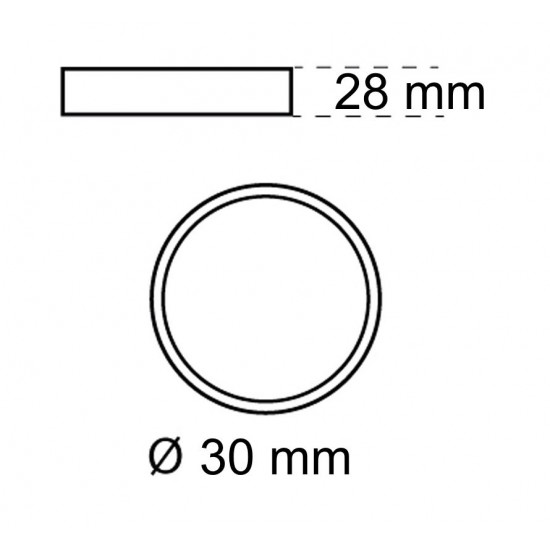 وحدة انارة سطحية بنل 60 وات 30 سم- جسم أبيض وحدة انارة سطحية بنل 60 وات 30 سم- جسم أبيض