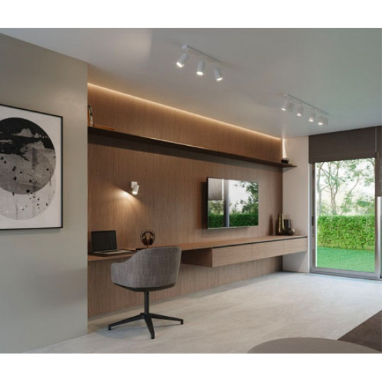 جهاز إنارة سقفي موجه مفرد أسود بدون لمبة - مناسب للمبات GU10 جهاز إنارة سقفي موجه مفرد أسود بدون لمبة - مناسب للمبات GU10