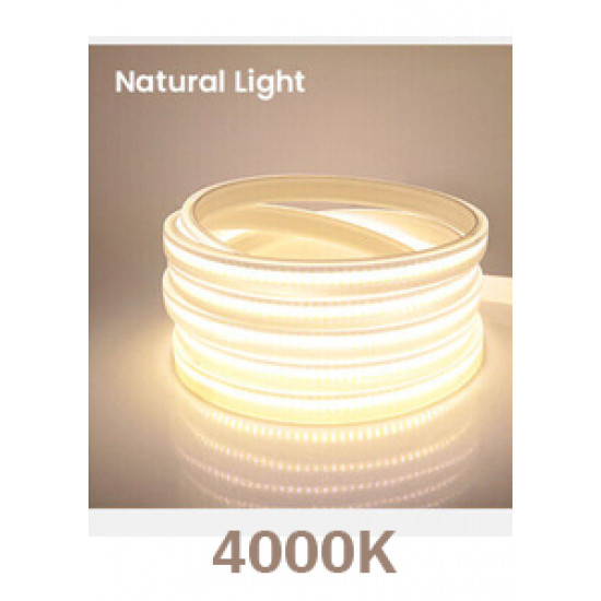 لفة شريط انارة وجه سيلكون أبيض 120 لمبة/المتر 9 وات/المتر 220 فولت 50 متر لفة شريط انارة وجه سيلكون أبيض 120 لمبة/المتر 9 وات/المتر 220 فولت 50 متر