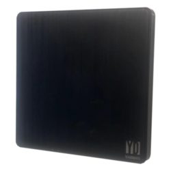 Blank Plate 1 Gang, Piano Black