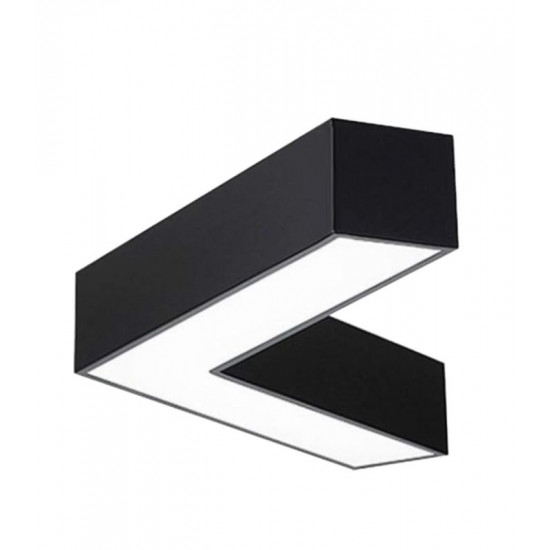 وحدة انارة تعليق زاوية 12 وات 18x18سم - جسم أسود وحدة انارة تعليق زاوية 12 وات 18x18سم - جسم أسود
