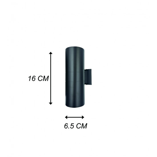 وحدة انارة سفلية علوية مقاس 160*65 أسود مع امكانية تركيب سبوت GU10 عدد 2 وحدة انارة سفلية علوية مقاس 160*65 أسود مع امكانية تركيب سبوت GU10 عدد 2