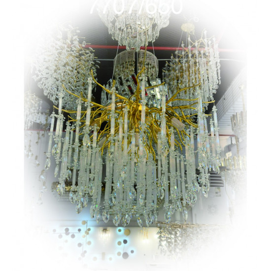 ثريا مودرن موديل شجر ذهبي قياس 65 سم ثريا مودرن موديل شجر ذهبي قياس 65 سم