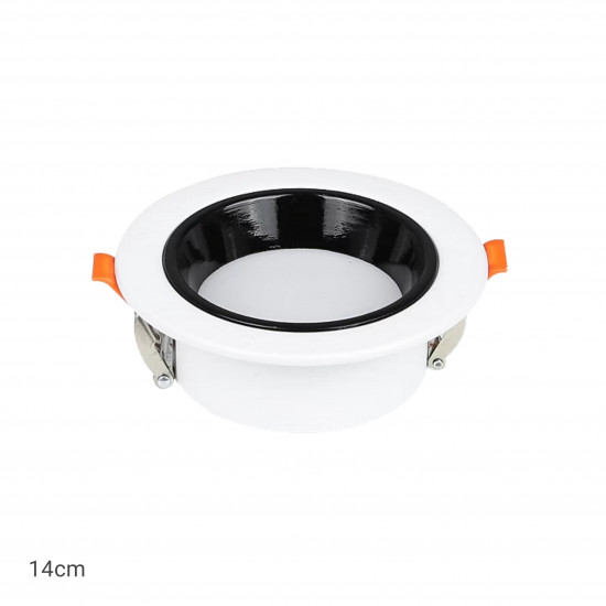 داون لايت بنل مانع توهج جسم أبيض 14 سم 24 وات داون لايت بنل مانع توهج جسم أبيض 14 سم 24 وات