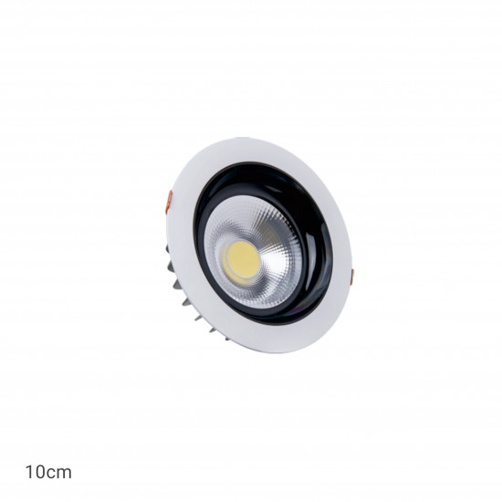 داون لايت كوب مانع توهج 10 سم 12 وات أبيض وأسود داون لايت كوب مانع توهج 10 سم 12 وات أبيض وأسود