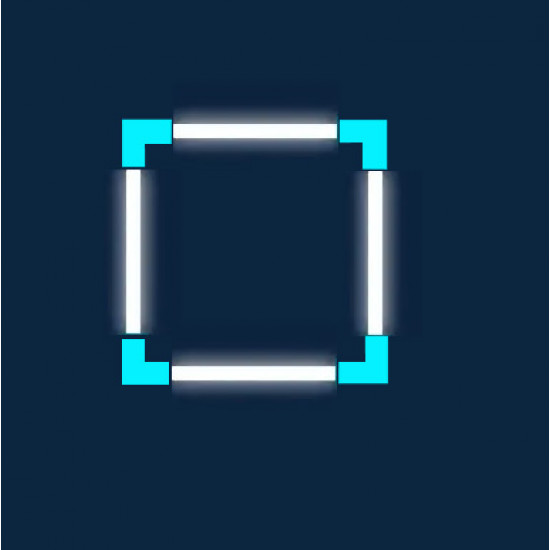 توصيلة شكل L خاصة لانارة التيوب 