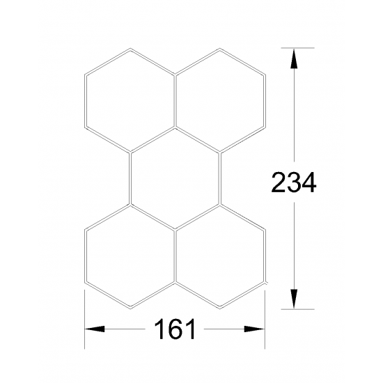مجموعة انارة خلية عدد 5 خلية قياس 160*230 سم 144 وات - 6500K مجموعة انارة خلية عدد 5 خلية قياس 160*230 سم 144 وات - 6500K