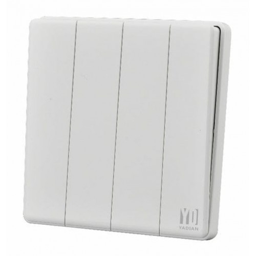 مفتاح رباعي - أبيض بيانو مفتاح رباعي - أبيض بيانو