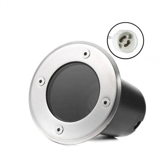 جهاز انارة خارجية أرضية دفان مع امكانية تركيب لمبة سبوت لايت جهاز انارة خارجية أرضية دفان مع امكانية تركيب لمبة سبوت لايت